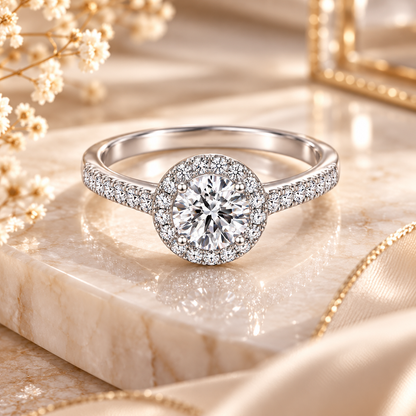 Celeste Halo Jewelry Set